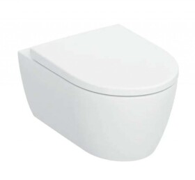 GEBERIT - iCon Závěsné WC se sedátkem SoftClose, TurboFlush, Rimfree, matná bílá 503.046.JT.1