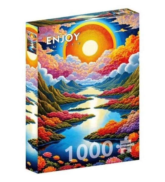 Puzzle Plynulý východ slunce 1000 dílků