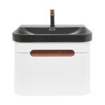 Koupelnová skříňka s umyvadlem a baterií SAT Fusion 57,5x43x45 cm bílá matná mat SATFUSION60WBKMBA SATFUSION60WBKMBA