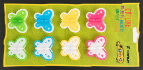 Magnety Outline 8 ks - Motýl