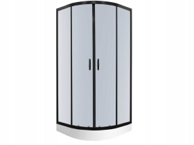 KERRA - Sprchová kabina Tiara 90x90 půlkruhová s vaničkou 5907548112552