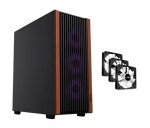 1stCOOL skříň G6 Noble, Mid Tower, ATX, AU, 3x 120mm Fan, Černá EDF_1208474