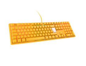 Ducky One 3 Yellow MX-Brown žlutá / Herní klávesnice / podsvícená / mechanická / drátová (USB) / DE (DKON2108ST-BDEPDYDYYYC1)