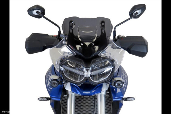 Triumph Tiger 800XCX, Xca, Xrx, Xrt 18-20 Adventure Sports plexi štít Powerbronze 290 mm - světle zelená