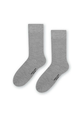 Pánské ponožky Steven Wool art.130 hnědá melanž 41-43