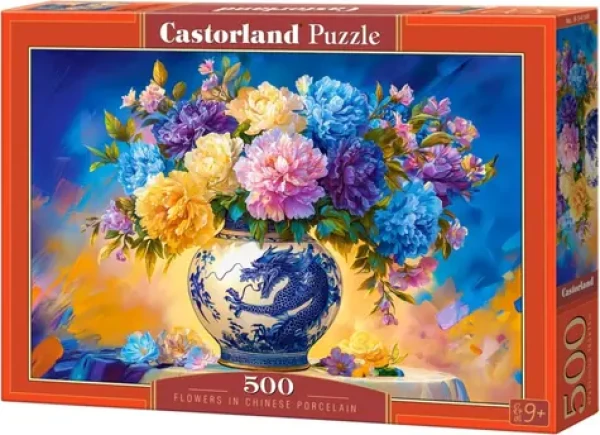 Castorland 54169 Puzzle Květiny v čínském porcelánu