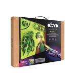 OKTO Manga motiv živlů "Země" výtvarný set 30x40 cm, OKTO, W051104