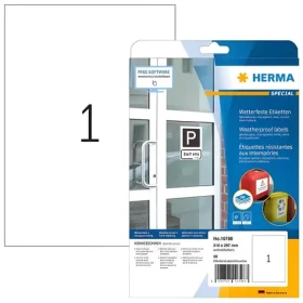 Herma Etikety Outdoor bílá / Etikety / voděodolné / 210x297 mm / 20 ks (10798)