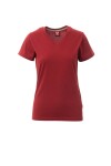 Triko dámské V-NECK LADY PAYPER bordó s krátkým rukávem velikost: XL