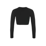Craft Triko s dlouhým rukávem Collective Rib Cropped T-Shirt Women 1916014-999000 - Běžecký top CRAFT Collective Rib Cropped LS - černá Velikost textilu: M-L