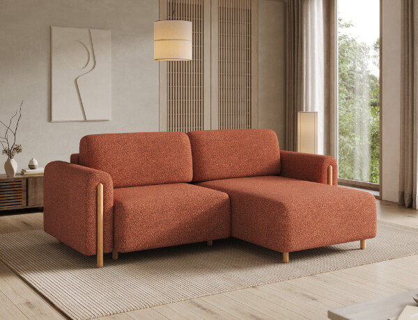 Sedací souprava Acossta Provedení: Pravá varianta, Nožičky: Dub, látka: Jaffray 30