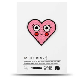 Studio Arhoj Nášivka Heart, růžová barva