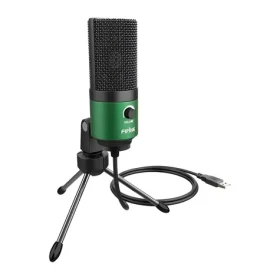 FIFINE K669BG zelená / stolní mikrofon / kondenzátorový / trojnožka / USB (K669BG)