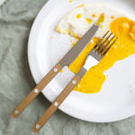 SABRE PARIS 4-dílná sada příborů Bistrot Brillant – Pearly Caramel, hnědá barva
