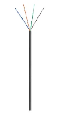 Goobay 57196 černá / Síťový kabel / Cat5e / U/UTP / venkovní / 100 m (57196)