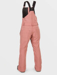 Volcom Swift Bib Overall Earth Pink kalhoty dámské