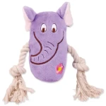 TRIXIE Hračka pro psy zvíře s lanem / Plyš / 13 cm / Se zvukem (G14-3618)