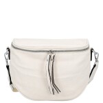 Módní dámská koženková ledvinka/crossbody Pola, béžová