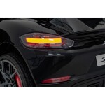 Mamido Elektrické autíčko Porsche Spyder RS 718 MP4 černé
