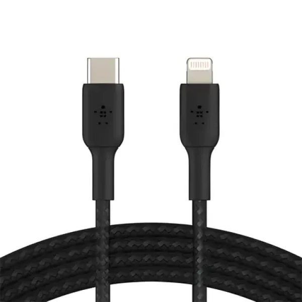Belkin nabíjecí kabel Lightning - USB-C černá / Kabel / MFi certifikace / 2 m (CAA004BT2MBK)