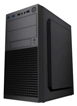 GEMBIRD Fornax K300 černá / Skříň / Micro-ATX, Mini-ITX / 2x USB3.0 / 2x USB2.0 / bez zdroje (CCC-FC-K300)