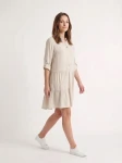 HOSH Dámské košilové šaty Spirit béžové Velikost: XXL/3XL