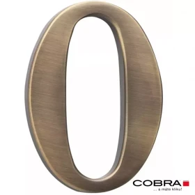 Cislo 3D bronz cesany 0 - 5 cm