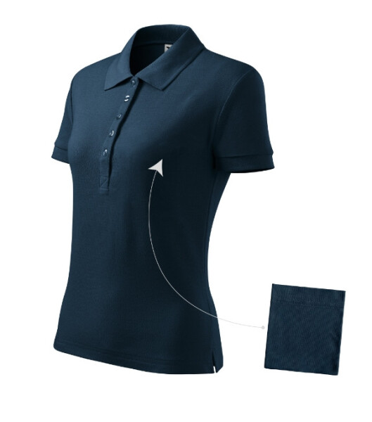 Cotton polokošile dámská námořní modrá XS