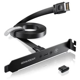 GrauGear G-ETC-20G-B / Rozšiřující kabel / USB-C / USB 3.2 Gen 2x2 / 20 Gbit/s / 100W (G-ETC-20G-B)