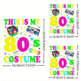 Ptakoviny.cz Nažehlovačka 80. léta 3 ks This Is My