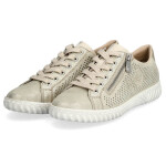 Kožená pohodlná polobotka Rieker W RKR694 beige 36