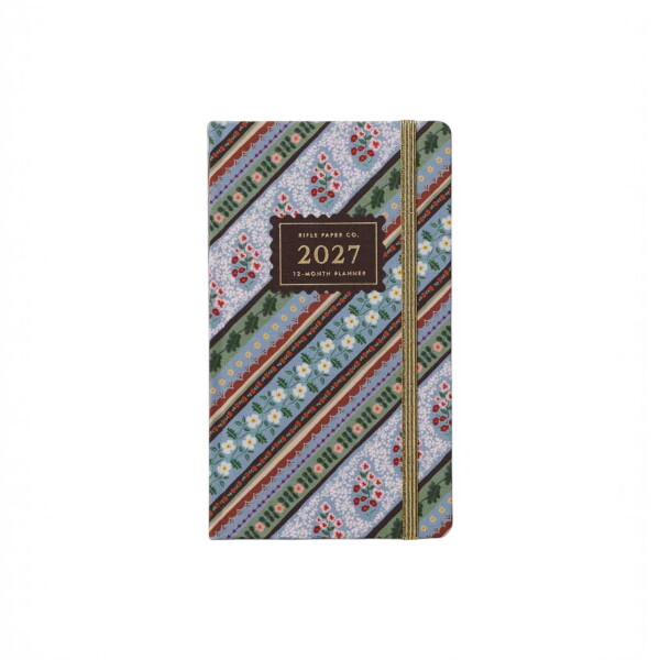 Rifle Paper Co. Kapesní plánovací diář 2027 Paisley, multi barva, papír