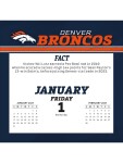 Kalendář Denver Broncos NFL 2027 Tischkalender