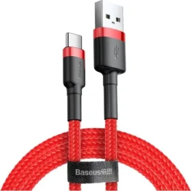 Baseus CATKLF-A09 Kabel USB-A (M) - USB-C (M) 0.5 m červená (CATKLF-A09)