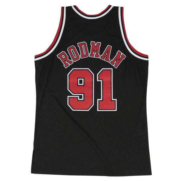 Mitchell & Ness Pánský dres Chicago Bulls NBA Dennis Rodman #91 Swingman - Černá Velikost: XL