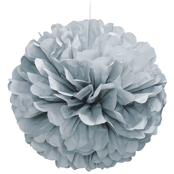Unique Papírová dekorace stříbrná 40cm Unique Papírová dekorace stříbrná 40cm