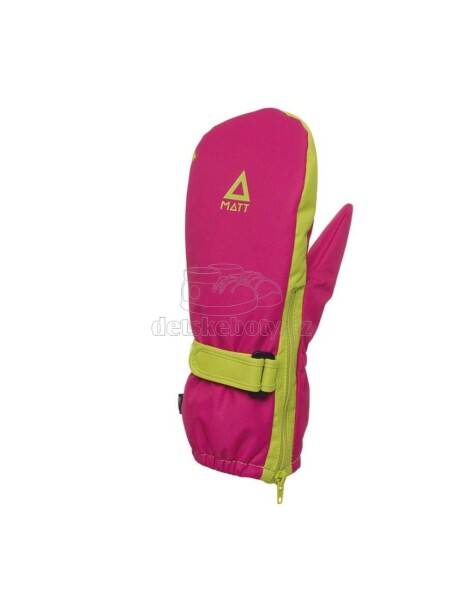 Matt Open Side Kid Mitten pink Velikost: 2