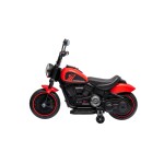 Mamido Dětská elektrická motorka Chopper Faster červená