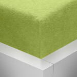 Stanex Froté napínací prostěradlo zelené jablko ROZMĚR: (š/d/v) 90 x 200 x 20 cm, Barva: ZELENÉ JABLKO