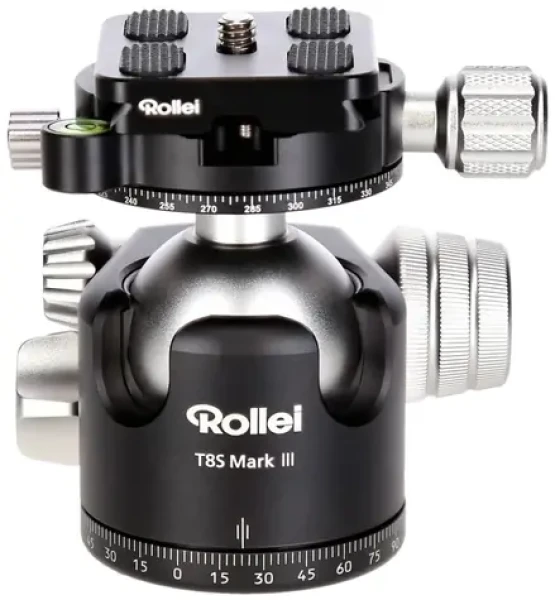 Rollei T8S Mark III kulová hlava na stativ černá / Nosnost do 22 kg (22973)