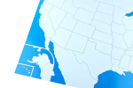 Moyo Montessori Moyo Montessori Kontrolní mapa - USA Nová - bez popisků