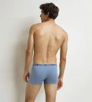 Pánské boxerky z bio bavlny 3ks DIM COTTON STRETCH BIO BOXER 3x - DIM - šedá XL