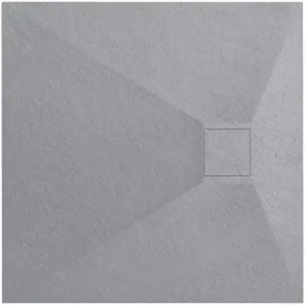 Sprchová vanička čtvercová Magnum Grey 90x90x2,5 Rea K4106