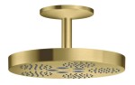 AXOR - One Hlavová sprcha, průměr 28 cm, kartáčovaná mosaz 48493950