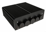 Akasa Pascal TN UCFF černá / Mini ITX / IP65 / možnost pověšení na zeď / hliník / OEM / bez ventilátoru (A-NUC67-M1B)