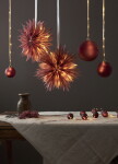 STAR TRADING Závěsná svítící hvězda Dis Red 45 cm, červená barva, papír
