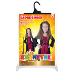 Dětský kostým bordó Čarodějnice, vel. S