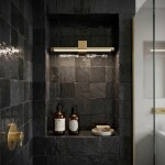 Koupelnové nástěnné LED svítidlo SWE043-1W 40cm GOLD OSW-20143