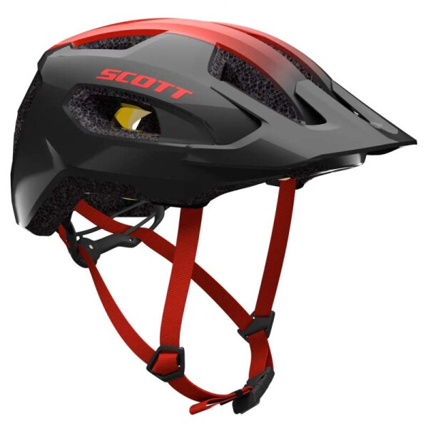 Přilba Scott Supra Plus, barva dark grey/red, vel. M/L (pro obvod hlavy 56 - 61 cm)