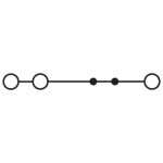 Phoenix Contact 3214592 průchodková svorka 3.5 mm pružinová svorka modrá 50 ks